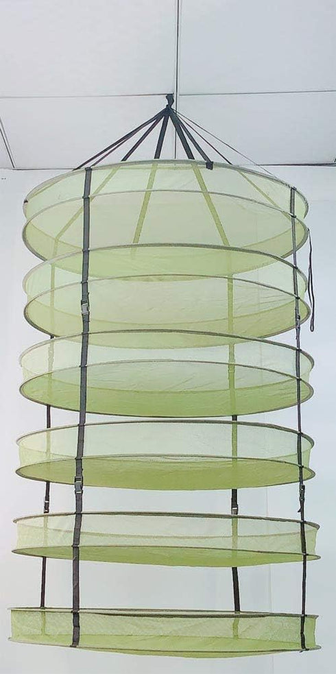 3 36 Inch HORTIPOTS Herb Drying Rack ft Hanging Dry Net for Curing Hydroponic Herb Vegetable Fruit Flower