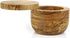 Handcrafted Salt Keeper with Magnetic Lid, 4" Round, Olive Wood by Berard