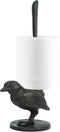 DreamsEden Vintage Bird Stand Paper Towel Holder - Small Cast Iron Birdy