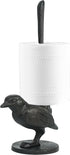 DreamsEden Vintage Bird Stand Paper Towel Holder - Small Cast Iron Birdy