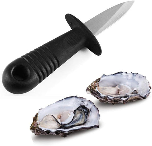 Dhieong 8 Pack Oyster Knife Oyster Shucking Knives - Food Grade Stainless Shucker Oyster Shuckers with Non Slip Handle