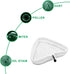 Fushing 6Pcs Steam Mop Pads - Reusable Washable Microfiber Replacement Pads for Steamboy X5 H2O H20 S302 S001