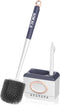 Aokala Dark Gray Toilet Bowl Cleaner Set - Silicone Toilet Brush and Holder