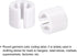 MECCANIXITY Blank Clothes Hanger Markers, Fit 3.5mm Rod for Garment Color Coding, Pack of 150
