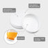 AOZITA 10 Pack REGULAR Mouth Mason Jar Lids, White Plastic Storage Caps for Ball & Kerr Mason/Canning Jars