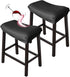Bar Stool Cover Rectangle Set of 2 Waterproof PU Counter Height Bar