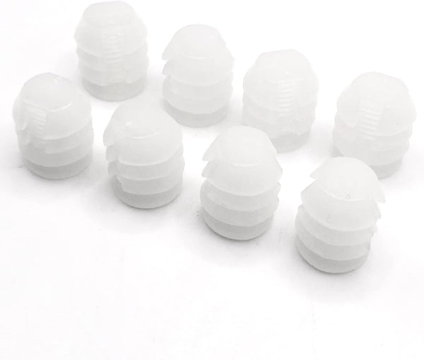 Replacement Screws Plastic Sleeve Insert Compatible with IKEA Part 102267 (MALM Bed Frames)