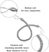 BEL AVENIR Curtain Rope Tiebacks, Drapery Holdbacks with 4 Metal Screw Hooks, 2 Pair - Silver