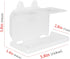 LUEXBOX 2 Electric Toothbrush Holder Wall Mounted, Electric Toothbrush Cord Organizer Holds Chargers, Self Adhesive