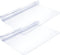 Lemecima 2 Pcs Bedside Table Covers 15.8 x 23.6 in 1.5mm Thick Plastic