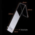 Teensery 4 Pcs Acrylic Shoe Display Stands Detachable Shoe Rack Holder for Shop Store Mall, Transparent