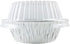 PACTOGO Disposable Aluminum 5 3/4" Meat Pot Pie Extra Deep Pan with Clear Dome Lid, Pack of 6