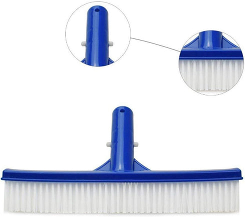Altatac 10" Swimming Professional Pool Brush Heavy Duty Floor & Wall Cleaner for Pools, Spas, Hot Springs, Aquariums