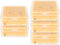 Travel Soap Container, Portable Square Soap Box Holder for Camping and Outdoor Use, 5 Pack, Clear