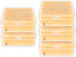 Travel Soap Container, Portable Square Soap Box Holder for Camping and Outdoor Use, 5 Pack, Clear