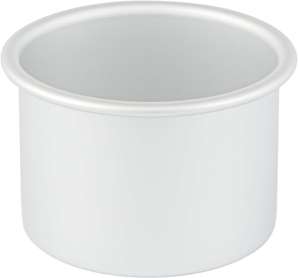 Restaurantware-Met Lux 4 x 3 Inch Baking Tin, 1 Round Cake Pan, Oven-Ready Anodized Aluminum