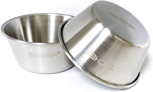 TECHEF Grease Cup/Sauce Cup for Stovetop Korean BBQ Grill Pan, 2 pcs
