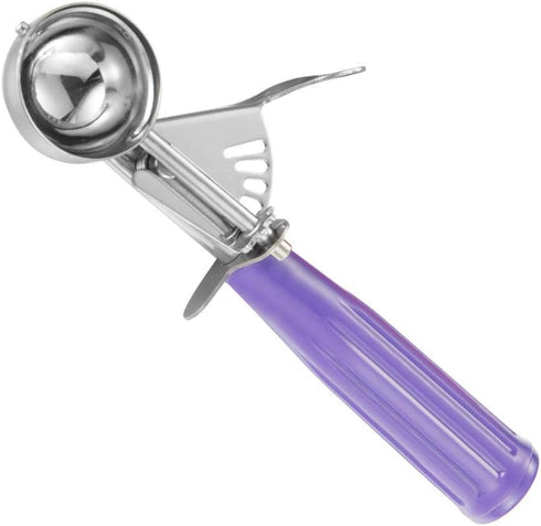 Ice Cream Scoop, Small Size Cookie Scoop with Trigger Release for Meatballs, Melon, and Ice Cream, Stainless Steel