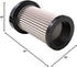 Think Crucial Replacement Vacuum Filter for Eye-Vac Professional Units, Compatible with Part # EV-PMF