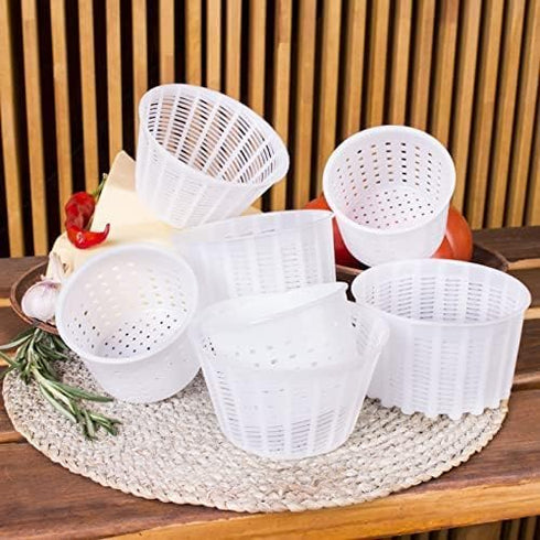 7 0.25-0.6 (7). items Cheese making kit | Variouse cheese molds kg for soft cheeses Cheesemaking from Cow and Goat