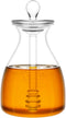 Mkono Honey Dispenser Glass Honey Pot Honey Jar with Dipper Sticks and