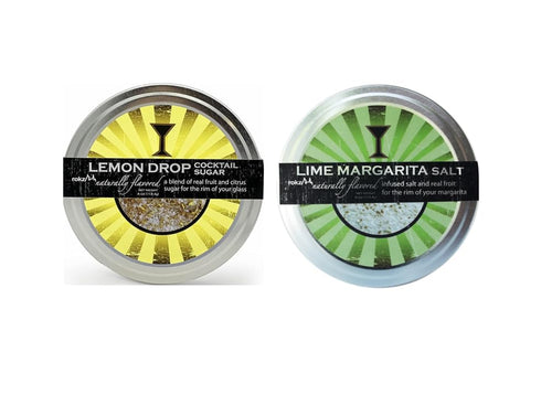 Rokz Lemon Drop & Lime Cocktail Sugar and Salt Rimmerz, 4oz (Pack