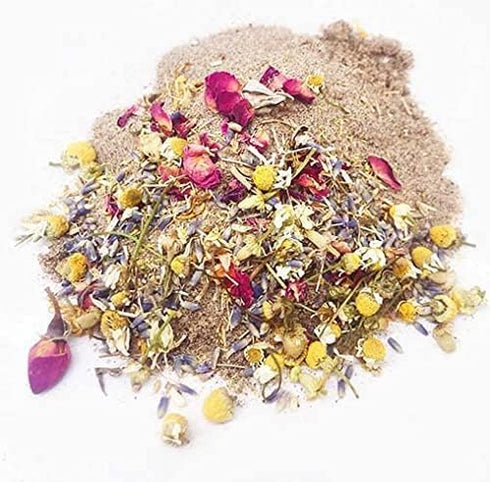 (10 Pampered Chicken Mama Floral Dust Bath with Premium Herbs & Flowers: All Natural Poultry Supplies for Hens Who Love
