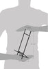 Red Co. 12” Tall Decorative Modern Metal Plate Stand and Art Holder Easel in Black Finish