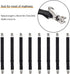 8Pcs Adjustable Bed Sheet Straps Clips, Elastic Fasteners Holder for Mattress, Sofa, Table Cloth