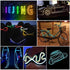 Searik EL Wire Fluorescent Green Lights - 16.4ft/5m Portable Glowing Rope Lights for Halloween Decor