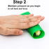 Sinnsally Garlic Peeler Skin Remover Roller Keeper, Easy Quick Silicone Tube Roller for Garlic Peeling (Green, Red)