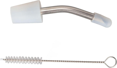 Stainless Steel Extended Kettle Spout - 10cm Brush, Coffee Kettle Spout for Home Kitchen Outdoor Use