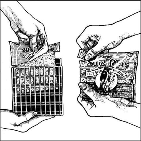 Wildlife Sciences Suet Feeder Cage - Suet Cake Combo for Wild Birds, Includes 1 Feeder and 11 oz Nuts & Berry Cake