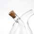 BOLLAER 2 1 2 oz Glass Olive Oil Bottle Cruet, Hand-Blown, Moist Bottom, High Borosilicate Glass, in Oil and Vinegar