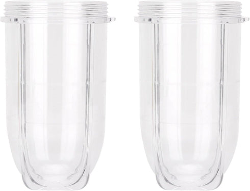 2 PCS 16OZ Replacement Cups for Magic Bullet Blender Jar, Compatible with 250W MB1001 Series Juicer Mixer