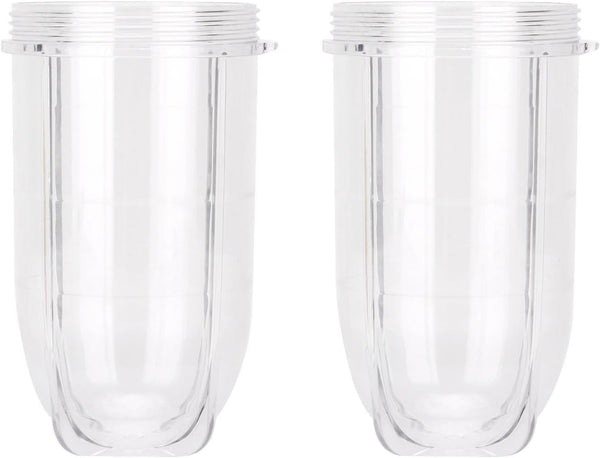 2 PCS 16OZ Replacement Cups for Magic Bullet Blender Jar, Compatible with 250W MB1001 Series Juicer Mixer