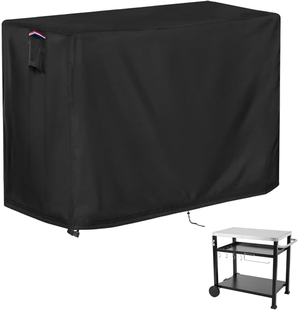 Outdoor Grill Table Cover for Royal Gourmet PC3404S Rolling Dining Table, Waterproof