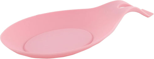 Pink Silicone Spoon Rest for Kitchen Spoon Holder