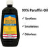Lamplight Ultra-Pure Lamp Oil - ¼ Gallon (32 oz) Blue, Liquid Paraffin for Indoor Use