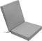 Outdoor High Back Cushions Patio Fade Resistant Chair Cushion with Ties, Waterproof