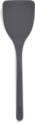 GreenPan Silicone Solid Turner Spatula, Flexible Nonstick Cooking Utensil, Heat-Resistant, BPA-Free, Gray