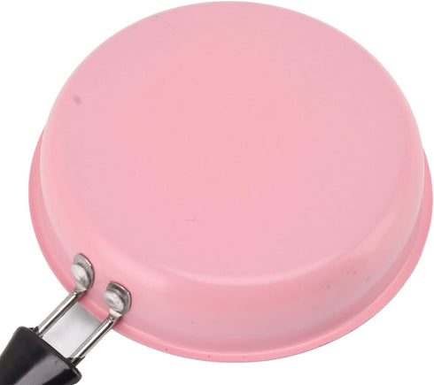 YOUTHINK Mini Nonstick Frying Pan, Stainless Steel Round Breakfast Egg Pan with Long Handle