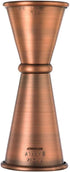 Barfly Japanese Style Jigger, 1 oz x 1-1/2 oz, Antique Copper