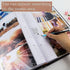 Vienrose Photo Album, 4x6 300 Photos with Memo Area, Leather Cover Large Capacity Slip-in Pictures Book, Blue