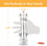 Salt Pepper Grinder Mill Acrylic, Adjustable Mill-Clear, Best Peppercorn Grinder