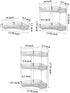 Counter (2 CESTATIVO Corner Bathroom Organizer, Vanity Trays for Bathroom, Skincare Makeup Organizer Shelf, Shelf