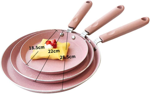 Hemoton Metal Cooking Utensils, Small Nonstick Japanese Omelette Frying Pan, Aluminum Pancake Pan