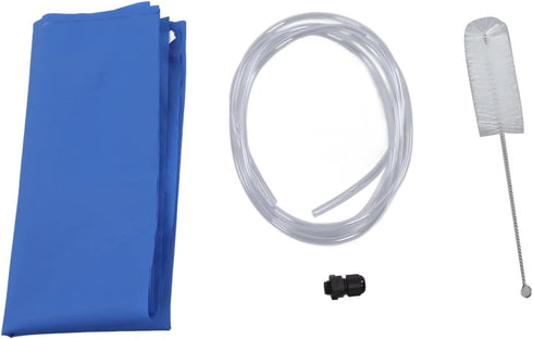 CHICIRIS Split Air Conditioning Cover, Waterproof Air Conditioner Service Bag Underneath Air Condition Protector Bag with Drain Outlet Pipe and Brush for Washing