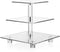 Acrylic Cupcake Stand, Clear 3 Tier Square Dessert Tower Holder Display for Wedding, Party, Baby Shower