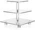 Acrylic Cupcake Stand, Clear 3 Tier Square Dessert Tower Holder Display for Wedding, Party, Baby Shower